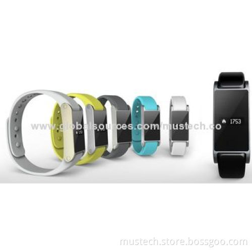 Smart Bracelet in Bluetooth 4.0 Works with Android and iPhone